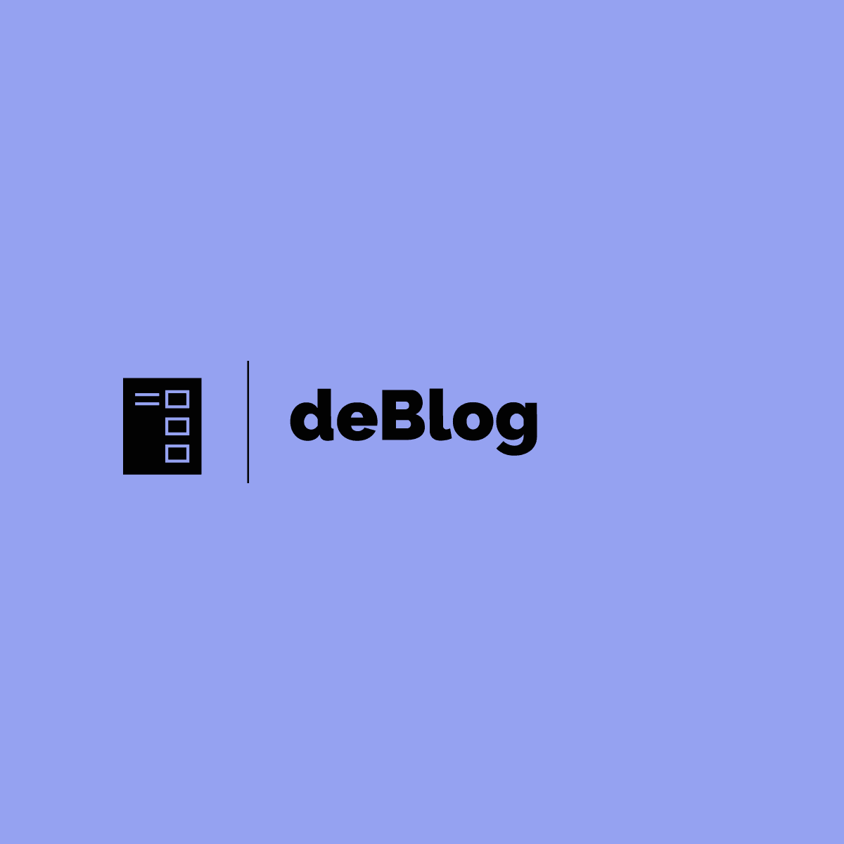 A project from deBlog